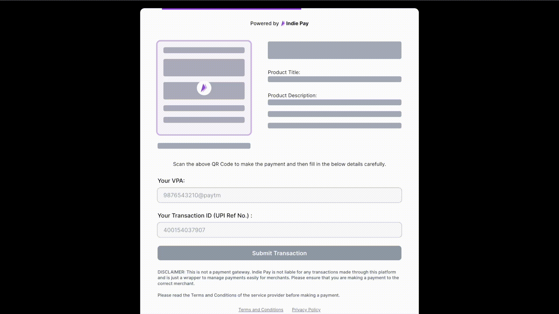 Client side sdk demo
